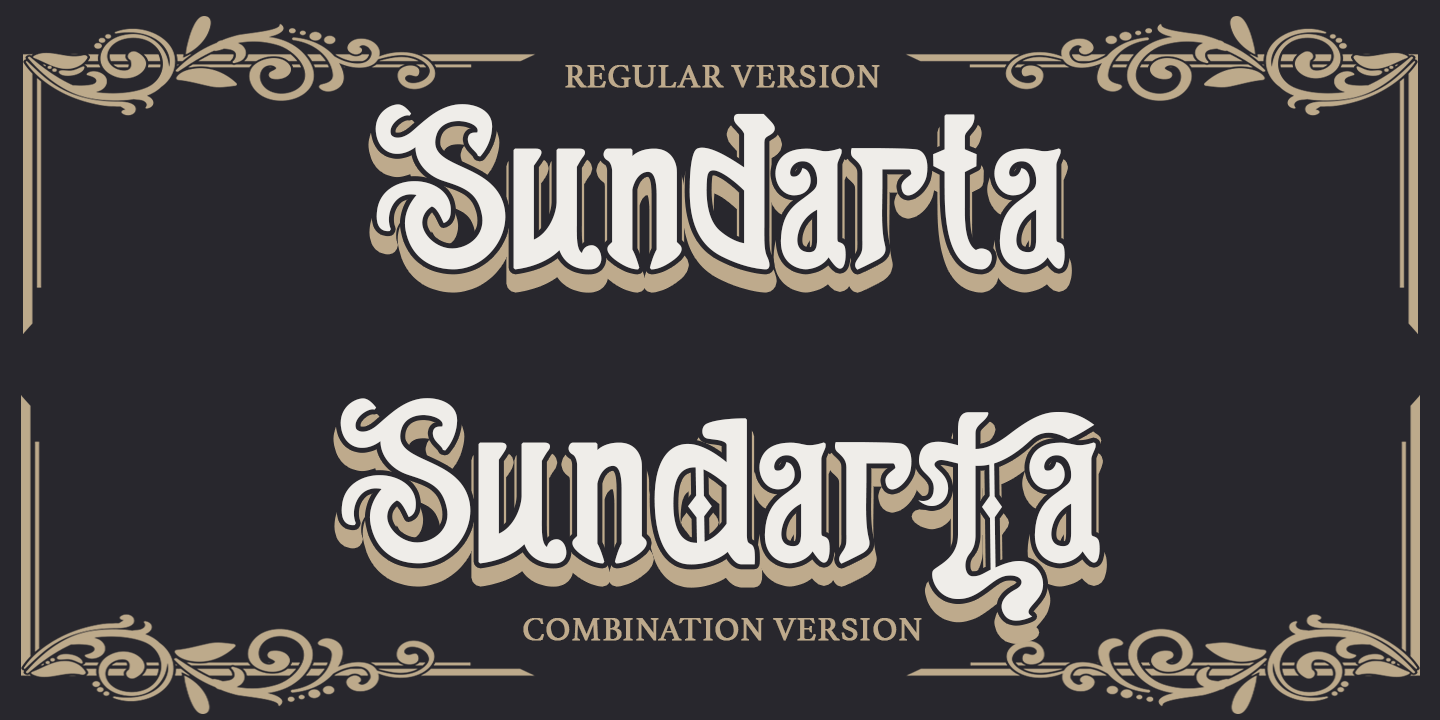 Przykład czcionki Sundarta Regular